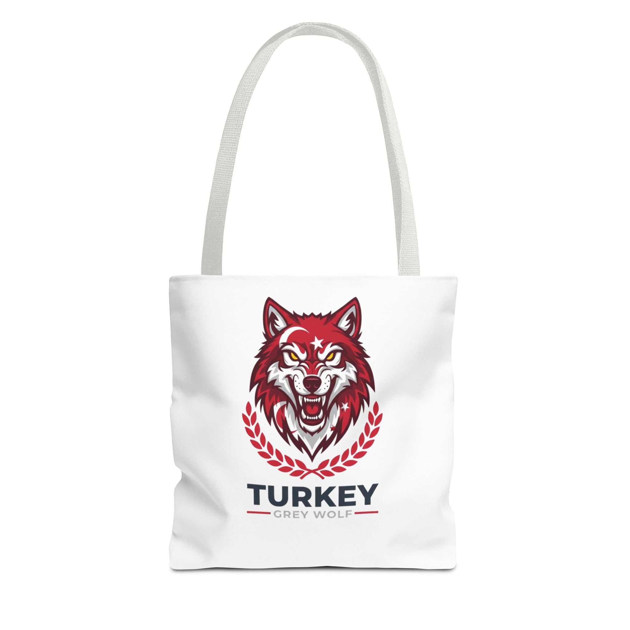 Turkey Grey Wolf Tote Bag