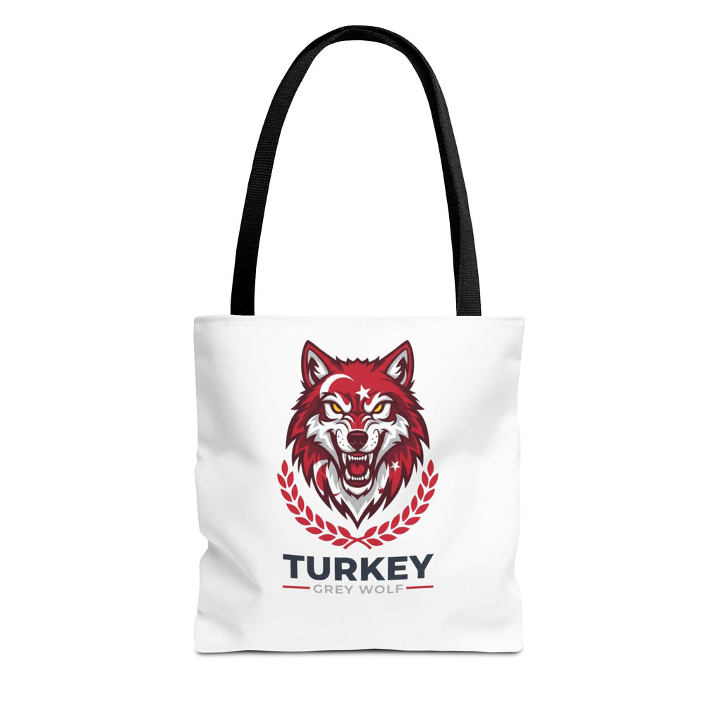 Turkey Grey Wolf Tote Bag