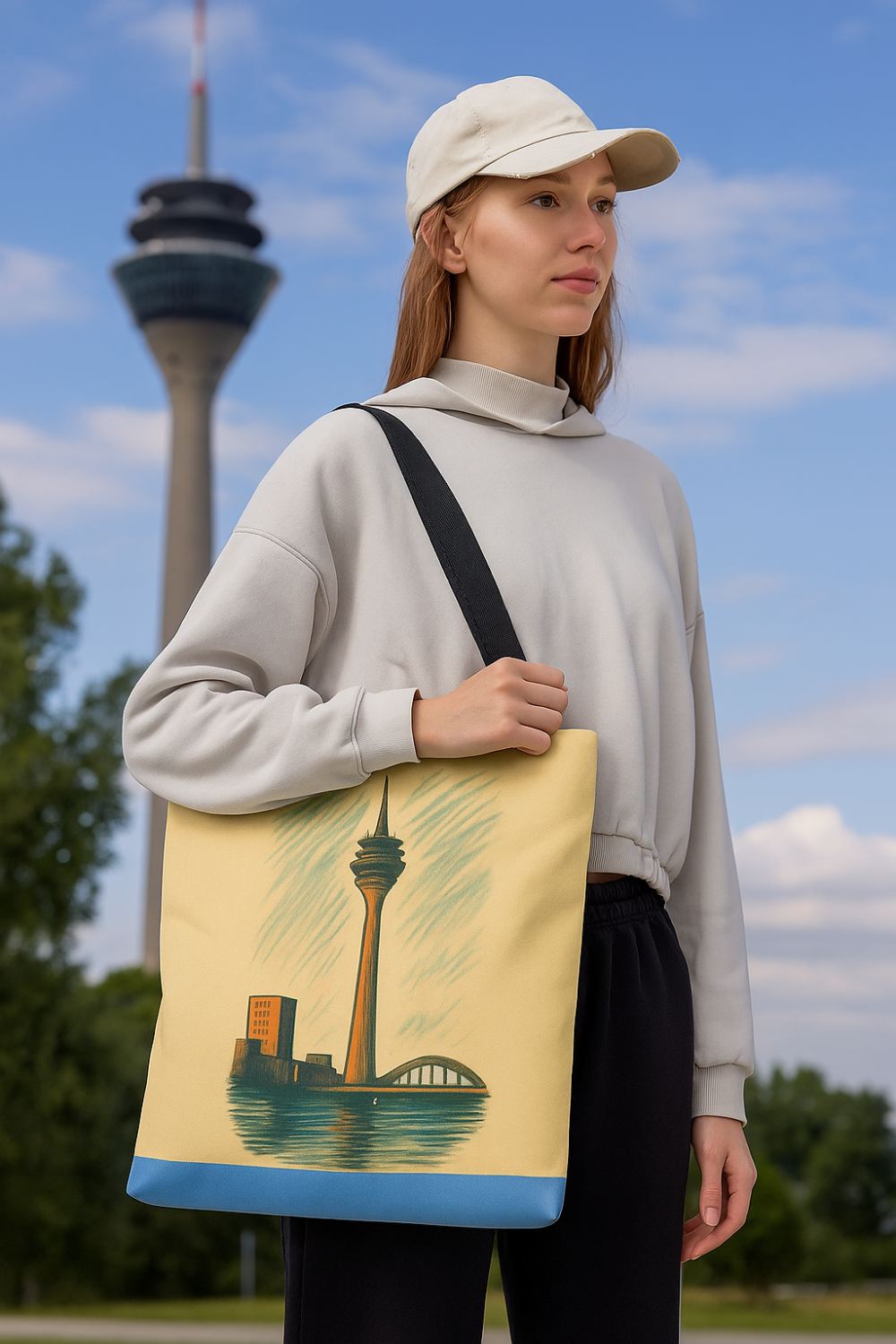 The Rhine Tower Tote Bag