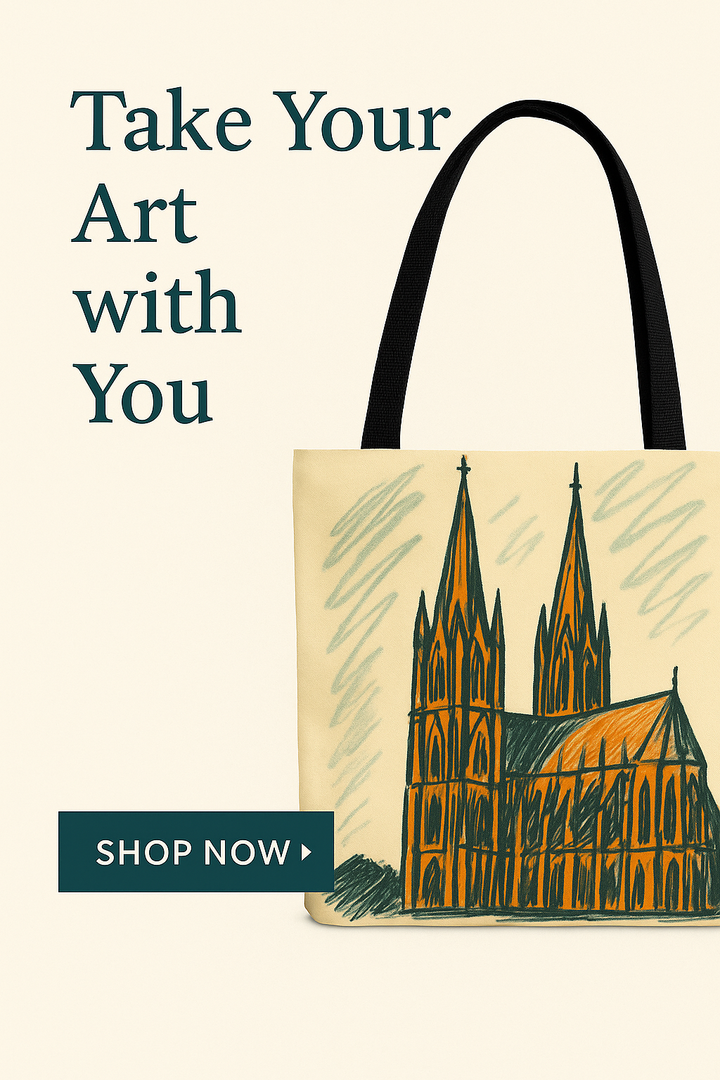 Cologne Cathedral Tote Bag