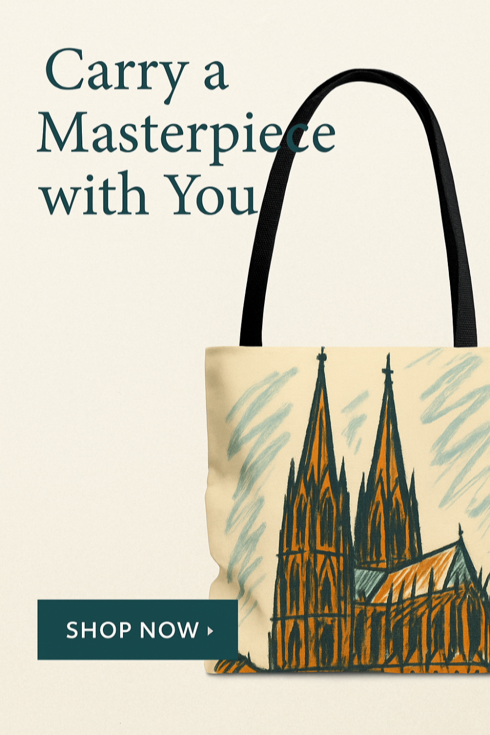 Cologne Cathedral Tote Bag