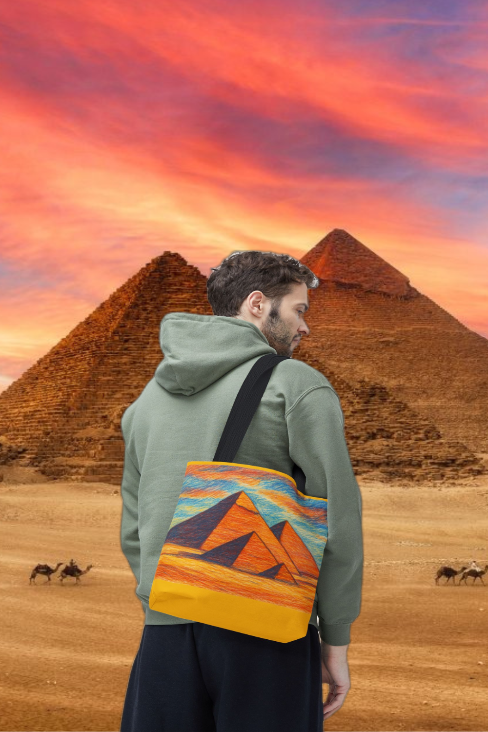 The Pyramids Of Giza Tote Bag