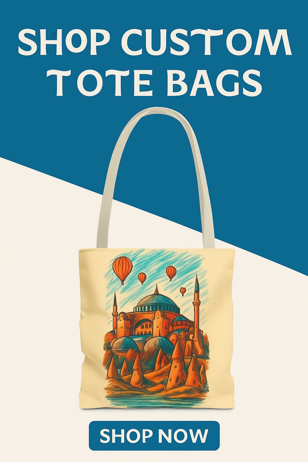 The Hagia Sophia Grand Mosque Tote Bag