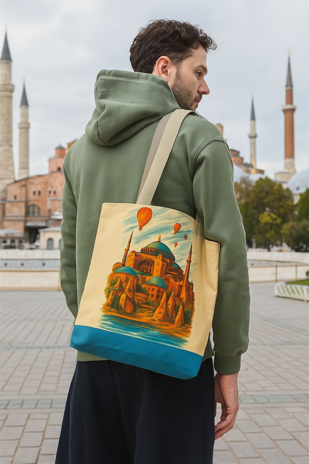 The Hagia Sophia Grand Mosque Tote Bag